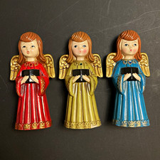 Vtg Ardco Christmas Choir Angel Figurines - Made in Japan picture