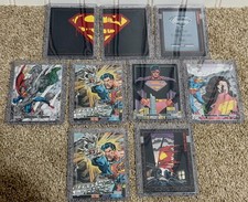 1992 SkyBox Doomsday: Death of Superman Memorial S1 S2 S3 S4 F1 F2 #0 Prototype picture