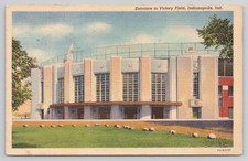 Entrance to Victory Field, Indianapolis, Ind. Postcard picture