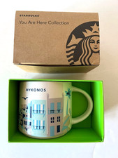 STARBUCKS You Are Here Collection MYKONOS, 14 OZ. Mug  Brand New In Box picture