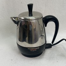 Vintage Farberware 134B Superfast 2-4 Cup Electric Coffee Percolator Tested USA picture