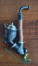 Vintage Czechoslovakian Tyrolean Hunter Bruyere Garantie Tobacco Pipe picture