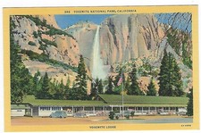 Yosemite Lodge-Yosemite National Park-California-Vintage Postcard picture