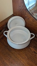 Vintage Crown Victoria Lovelace Fine China Covered Vegetable Serving Bowl Japan picture