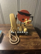 Vintage 7-UP Red Dot Guy Land-Line Phone Telephone Vintage 1990 picture