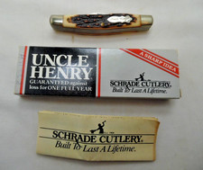 VINTAGE SCHRADE UNCLE HENRY POCKET KNIFE-833UH-NEW OLD STOCK picture