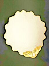 Vintage Marbro Italy Porcelain Bisque Molded High Relief Shell Dish 9