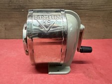 Vintage Boston KS Pencil Sharpener Hand Crank 8-Hole USA Made Great Vintage  picture