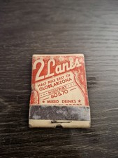 2 Lanes Globe Arizona Highway 60 70 Matchbook circa 1940s picture