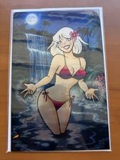 Life With Archie #42 Sabrina The Teenage Witch Bikini NIGHTFALL Waterfall METAL picture