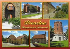 Germany Chrome Postcard Prenzlau Uckermark Multi Views picture