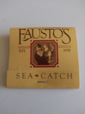 Vintage Matches From Fausto's Seafood Restaurant Hyatt Regency Dallas Texas picture