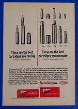 1964 REMINGTON RELOADING PRIMERS, BULLETS ORIGINAL AMMO PRINT AD GUNS / FIREARMS picture