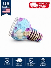 Universal 14mm 18mm Purple Hybrid Silicone Glass Bowl -Reactive GLOW In DARK picture