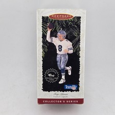 Hallmark Troy Aikman Ornament 1996 Football Legends #2 Dallas Cowboys New Card picture
