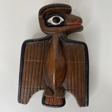 Northwest Coast Thunderbird Charm Shamans Totem Bird Resin BC Canada 5 1/2” picture