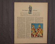 1931 Fortune Magazine French Empire Colonial Pages William Longyear Maps picture