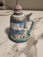 The Wharf Beer Stein The Lighthouse Painted Small EG6822 Decorative Ganz Mug picture