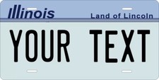 Illinois 1983 Custom State License Plate Personalized 12