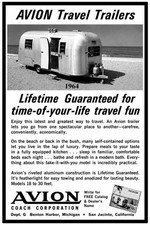 1964 Avion Coach Trailer  Benton Harbor, MI  Fridge / Tool  Box  Magnet picture