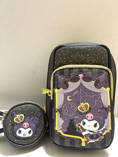 Loungefly Sanrio Kuromi 20th Anniversary Cell Phone Crossbody Bag with Coin Bag picture