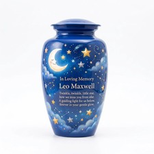 Starry Night Memorial Cremation Urns for Ashes 10 inch ship fedex picture