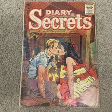 DIARY SECRETS #29 Incredible Matt Baker “Kissing” Cover Scarce Series GGA picture