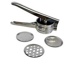 Potato Ricer Masher Heavy Duty Stainless Steel Press Mashed Potatoes Kitchen picture