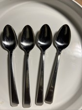 4 1980 GORHAM DESIGN STUDIO TRISTAN  TEASPOONS Stainless Steel Flatware   Japan picture