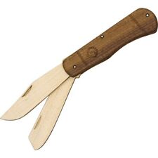 JJ's Knife Kit For One Wooden Blade Trapper UNSHARPENED Knife American-Hardwood picture