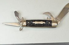 Vintage Imperial Prov RI USA Camp Scout Utility Pocket Knife Near Mint picture