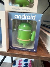 Android Special Edition Mini Collectible Sign Display Box, Blue/Green/White picture