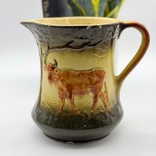 Antique Roseville Cow Pitcher Early 1900s 7.5