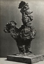 1940s BRASSAI Vintage Photo Of Pablo Picasso 1943 Rooster Sculpture Art 12x16 picture