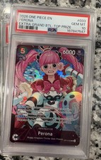 PSA 10 One Piece Perona 2026 One Piece EN OP14-033 Top Prize Cert 167847547 picture