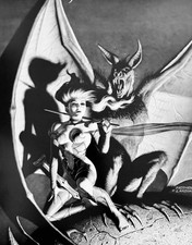 Night Slayers 1 (1993) - 11x14 Original Art Print by Steve Fastner + Rich Larson picture