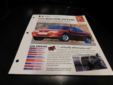 1995+ Citroen Xantia Activa Spec Sheet Brochure Photo Poster  picture