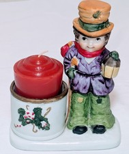 Vintage Jasco 1978 Small Child Holiday Candleholder 4.5
