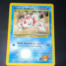 Pokémon 2000 Gym Heroes 1st Edition Misty’s Goldeen 30/132 English Card picture