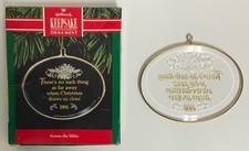Hallmark Keepsake Christmas Ornament Across The Miles Inspirational Message picture