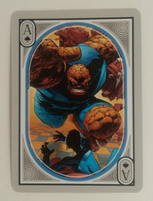 Marvel Fantastic Four Playing Card The Thing Ace Spades picture
