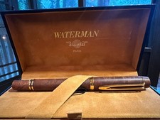 Waterman Man 100 Briarwood 18k F Fountain Pen- New/Old Stock picture