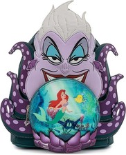 Loungefly Disney Villains Scene Ursula Crystal Ball Mini Backpack, NWT picture