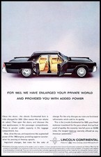 1963 Lincoln Continental  7x10 Vintage Advertisement Print Art Car Ad J69 picture