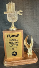 1977 Chrysler Plymouth Trouble Shooting Contest Trophy Auto Student Rigged Bugs picture