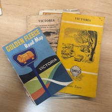 Vintage Australian Road Maps & Touring Guides - Victoria 1950s/60s Petroliana picture