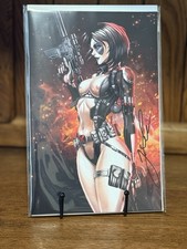 Miss Meow #2 Virgin Sheer Domino Jaime Tyndall Signed COA picture