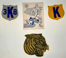 WWII US Army Camp Kilmer NJ Sports ? Patches & Booklet picture
