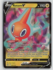 Rotom V Ultra Rare Holo SWSH11 058/196 NM picture