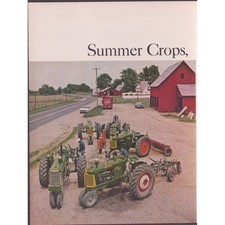 Vintage Oliver Tractor Summer Crops Print Ad Super 88 77 Farm Machinery Art picture